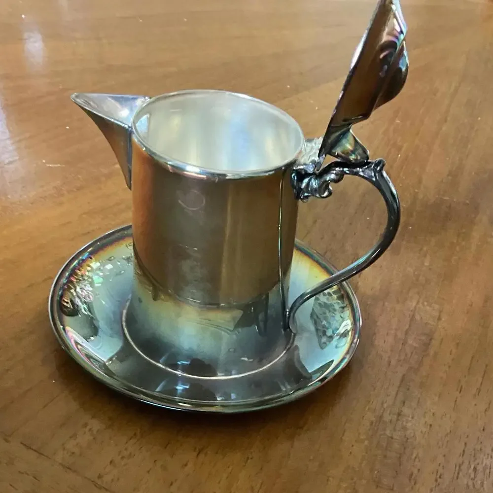 Vintage Wallace Silverplate M616 Creamer/Sauce Teapot
